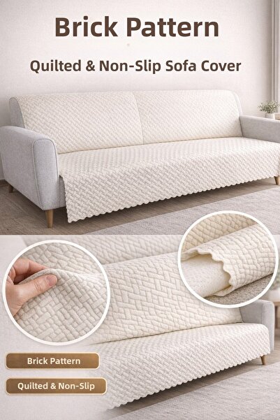 bibaha Αντιολισθητικό κάλυμμα καναπέ από σφουγγάρι - ριχτάρι 160x205 με σχέδι...