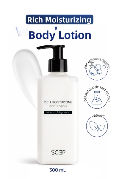 SCEP Rich Moisturizing Body Lotion |   Intensive Moisturizing Body Lotion 300 ml