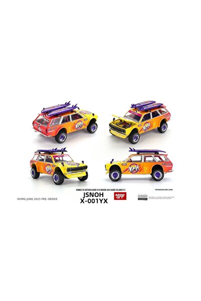mini gt 1/64 كايدوهاوس داتسون كايدو 510 واجون 4X4 كايدو آيلاندز V1 Khmg210
