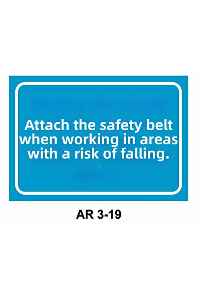 Outdoor One Work Safety Warning Sign 1 Piece Pvc 21 X 29cm