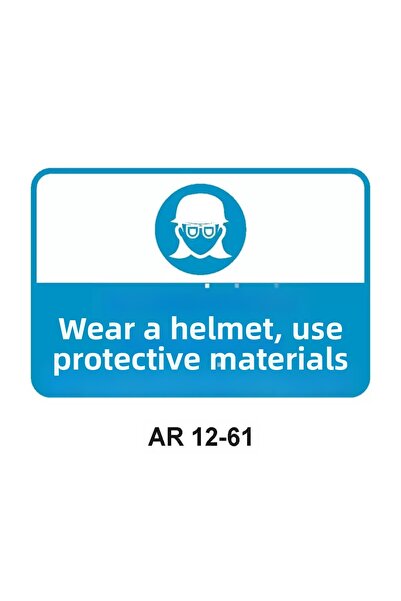 Outdoor One Work Safety Warning Sign 1 Piece Pvc 21 X 29cm
