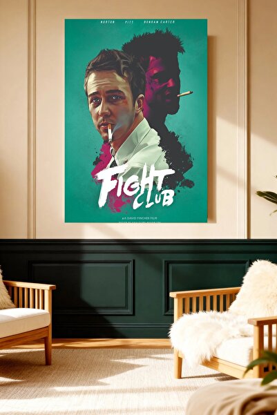 Mushen Studio Fight Club Edward Norton Tyler Durden Poster de film Tablou pe ...