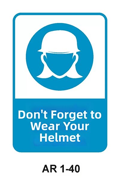 Outdoor One Work Safety Warning Sign 1 Piece Pvc 21 X 29cm