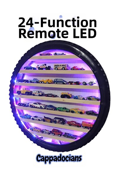 cappadocians رف ألعاب وسيارات كبير الحجم للأطفال مع أضواء LED تعمل بالتحكم عن...