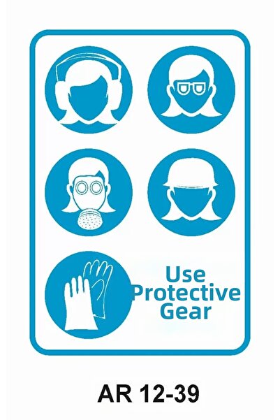 Outdoor One Work Safety Warning Sign 1 Piece Pvc 21 X 29cm