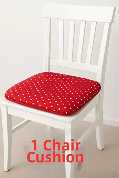 LADYNİL 1 bucată pernă pentru scaun cu șireturi, cu buline |   40x40cm |   Bu...