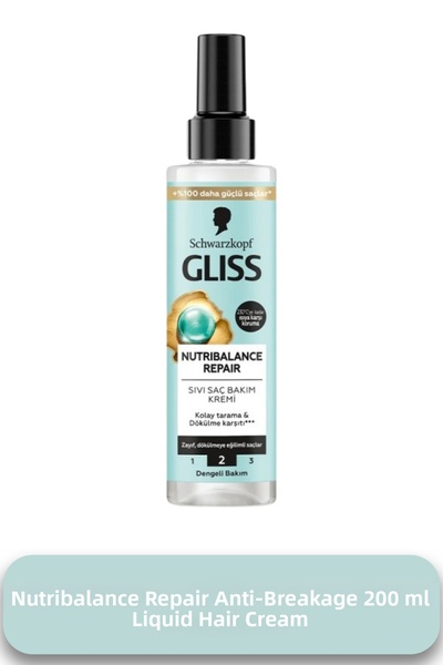 Gliss Schwarzkopf Gliss Nutribalance Liquid Hair Care Cream 200 ml