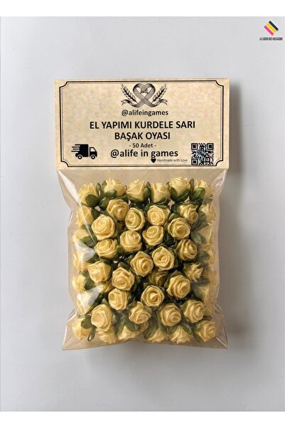 a life in games Κορδέλα με Κεντήματα Λουλουδιών 50 Τεμάχια – Χειροποίητο Λουλ...