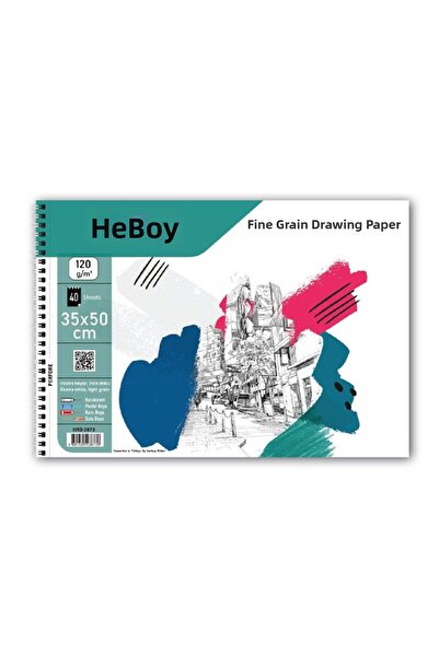Herboy Τετράδιο Ζωγραφικής 35*50 120γρ/τμ 40 φύλλα HRB-3873