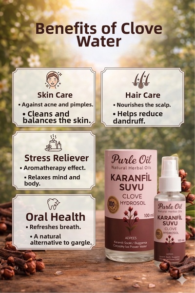 PURLEOİL Purle Oil Clove Water (Special Series}