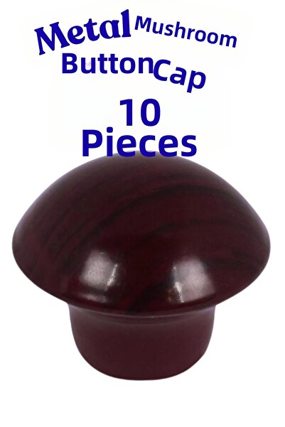 KAYRA LEATHER CRAFT 10 قطع من مقابض الأدراج المعدنية المستديرة ذات النمط الخش...
