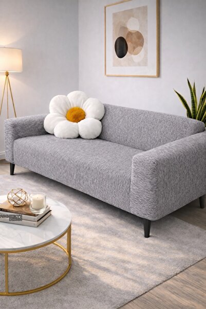 ÖZMAKAN Κάλυμμα και κάλυμμα καθίσματος σε σκούρο γκρι ζακάρ