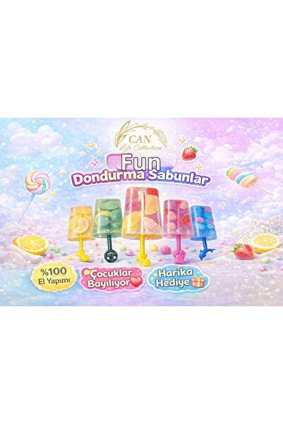 shop Fun Ice Cream Soap |   Handmade Colored Soap |   Gift Soap for Children