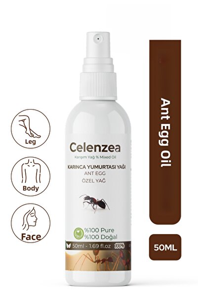 Celenzea زيت نباتي 50 مل - زيت بيض النمل، مخفف للشعر
