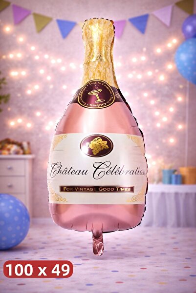 Baloncu Nene Foil Balloon Champagne Party Birthday Decoration Set