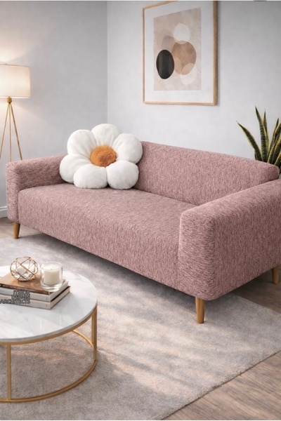 ÖZMAKAN Κάλυμμα καναπέ 3 θέσεων Jacquard - Κάλυμμα καναπέ-κρεβάτι (Περιεχόμεν...