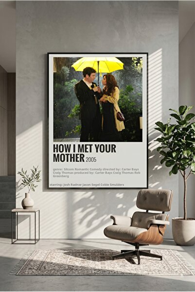 postercraft Πώς συναντήθηκα τη μητέρα σας Τεντ και Λίλι Ξύλινη Αφίσα (Χωρίς π...