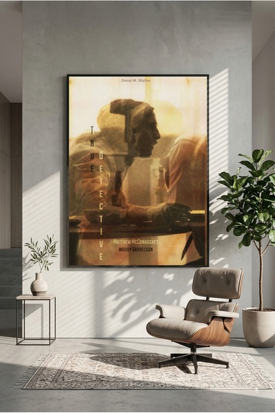postercraft Poster din lemn True Detective Sezonul 1 (Fără ramă)