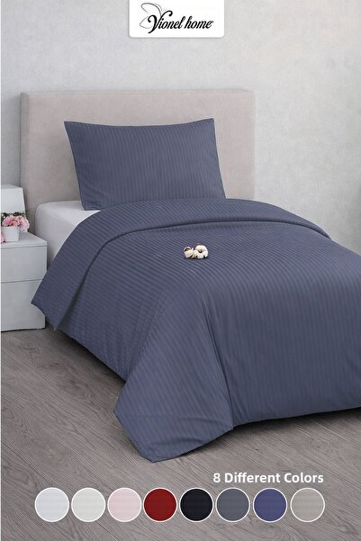 Vionel Home Μονό σετ παπλωματοθήκης από 100% βαμβακερό σατέν |   Σειρά Premiu...