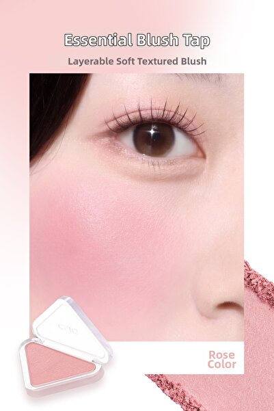CLIO أحمر خدود مخملي ناعم الملمس قابل للطبقات من CLIO Essential Blush Tap (M103 Hidden Rose)