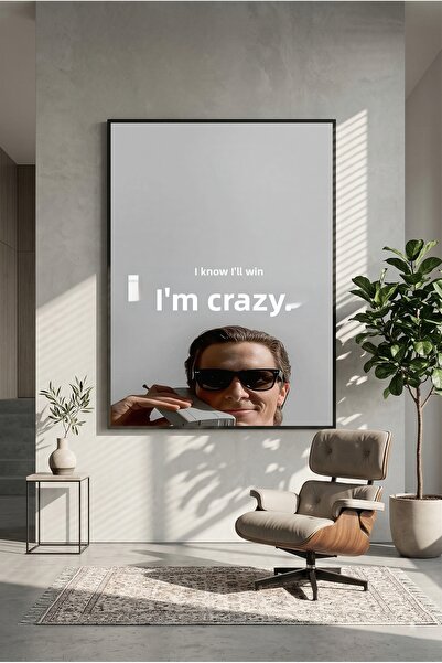 postercraft American Psycho Patrick Bateman Sunt nebun Poster modern tip tabl...