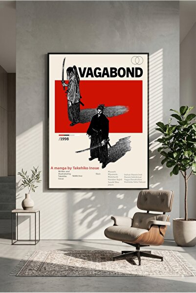 postercraft Vagabond Miyamoto Musashi x Sasaki Kojirō Ξύλινη Αφίσα Πίνακα (Χω...