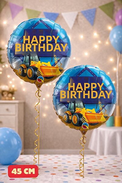 Baloncu Nene بالون فويل مكتوب عليه عبارة 'عيد ميلاد سعيد'، بالون فويل لعيد ال...