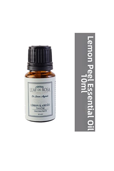LEAF DE ROSA زيت قشر الليمون الطبيعي العطري 10 مل - زيت عطري معصور على البارد