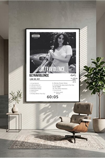 postercraft Poster cu pictură pe panou modernă cu design album Lana Del Rey U...