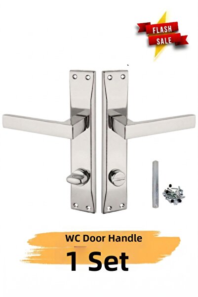 Nobel Νέα λαβή πόρτας WC Mirrored Avanti - Χρώμα Νικέλιο Σατέν - Για πόρτες WC