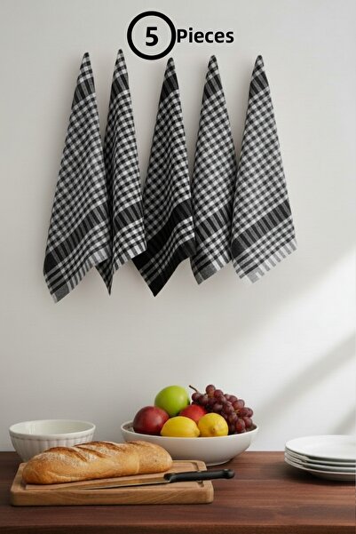 Senpai Pötikareli Σετ 5 τεμαχίων Βαμβακερό Πανί Παρουσίασης Τροφίμων, Πανί Στ...