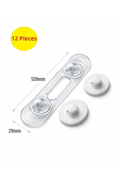 Nobel Μίνι κλειδαριά πολλαπλών χρήσεων για παιδιά (12 τεμάχια)