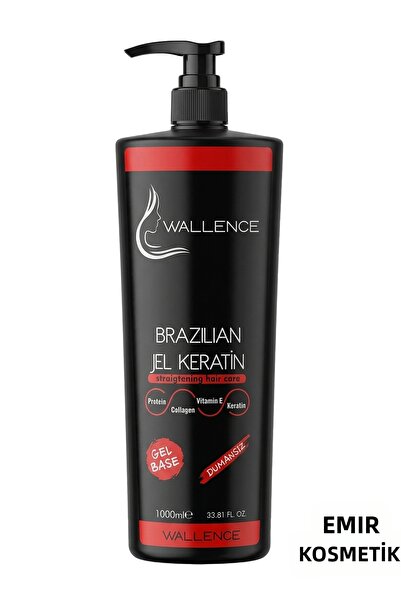 wallence جل كيراتين برازيلي (بدون دخان) 1000 مل