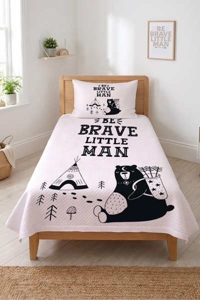 Evmila Σετ Πικέ για Ένα Άτομο με Θέμα το Δάσος και Αιθιοπικό Σχέδιο Αρκουδάκι...