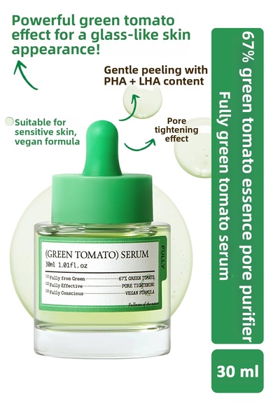 FULLY Green Tomato Serum / 67% Green Tomato Extract Pore Purifying Serum