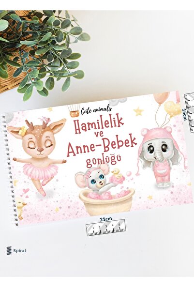 Lodos Βιβλίο Μνήμης (Ημερολόγιο Μνήμης με Χαριτωμένα Ζώα για την Εγκυμοσύνη κ...