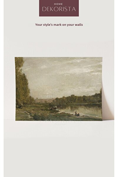 HOME DEKORİSTA Αφίσα Vintage Landscape, Τοίχος Γκαλερί, Καλλιτεχνική Εκτύπωση...