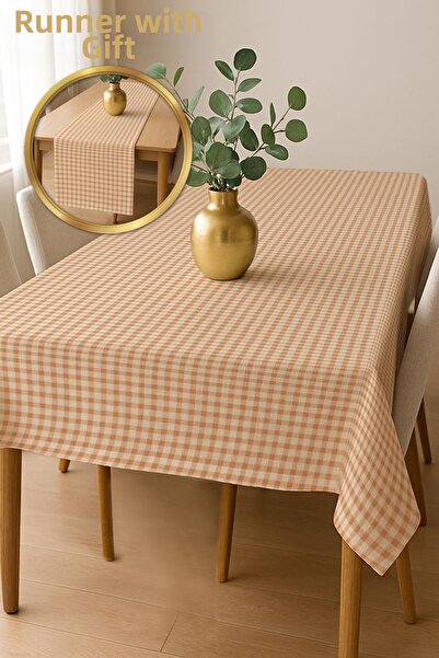 PATRON Beautifully Textured Stain-Resistant Tablecloth Msrt018