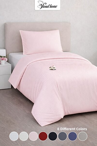 Vionel Home Μονό σετ παπλωματοθήκης από 100% βαμβακερό σατέν |   Σειρά Premiu...