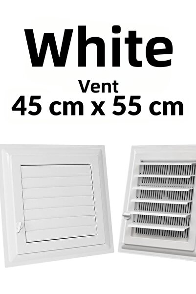 KAYRA LEATHER CRAFT White 45 X 55 cm Ventilation Grille Bathroom Ventilation ...