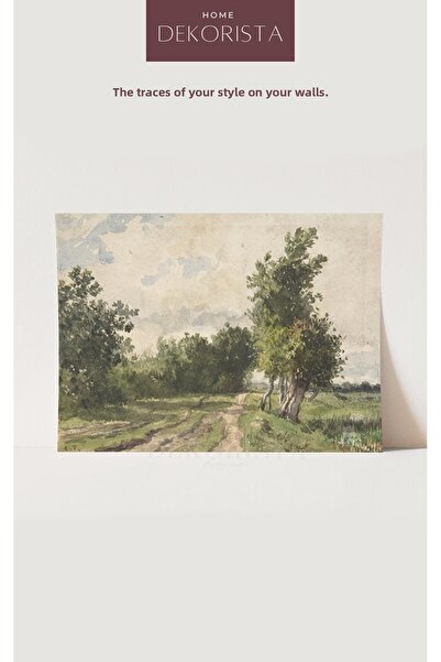 HOME DEKORİSTA Εκτύπωση καλλιτεχνικής αφίσας ζωγραφικής με θέμα το vintage το...