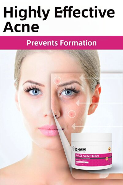 isham cosmetics Anti-Acne Anti-Acne and Anti-Blackhead Blemish Removal Cream ...