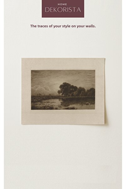 HOME DEKORİSTA Εκτύπωση καλλιτεχνικής εικόνας με θέμα το vintage τοπίο, διακο...