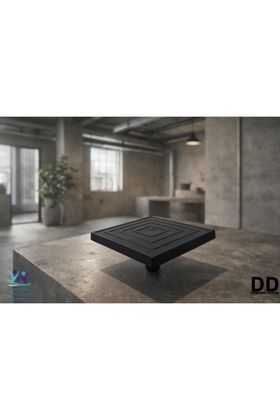 DEMONTE DECOR خزانة مربعة، درج، مقبض أثاث (سعر القطعة) أسود