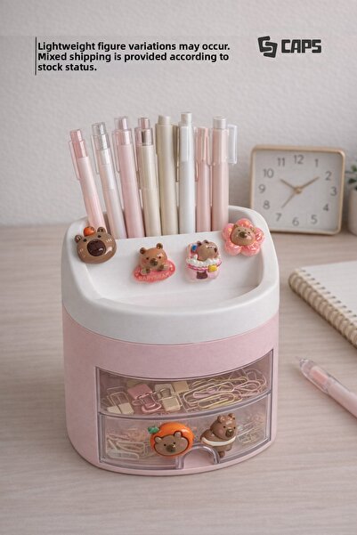 caps office Θήκη για στυλό Capybara με συρτάρια και οργανωτή γραφείου |   11,...