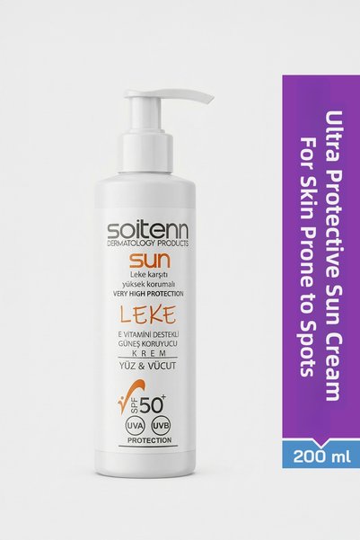 SOİTENN Sun Anti-Blemish High Protection Sunscreen Spf 50+ Face & Body 200 ml