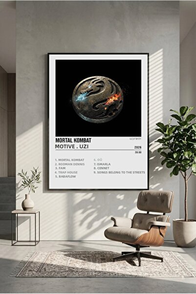 postercraft Mortal Kombat Album Design Wooden Tabletop Poster (Unframed)