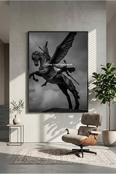 postercraft Poster de artă din lemn Veni Vidi Vici (fără ramă)