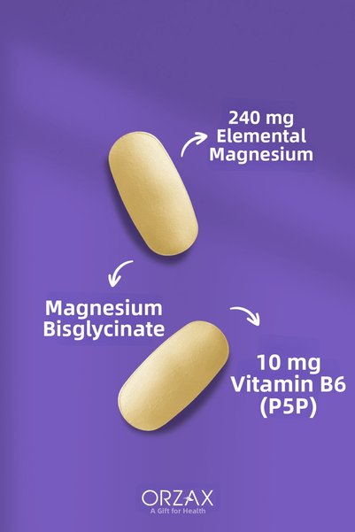 Ocean Extramag Magnesium Bisglycinate + P5P 60 Tablets