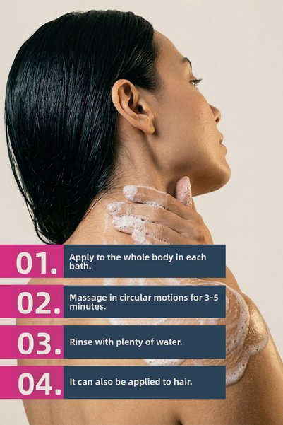 SOİTENN Body Wash for Dry Skin with Niacinamide & Biotin Support, Suitable for Daily Use 500 ml